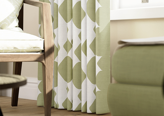 Construct, Grass Green - Made to Measure Curtains - Image 5